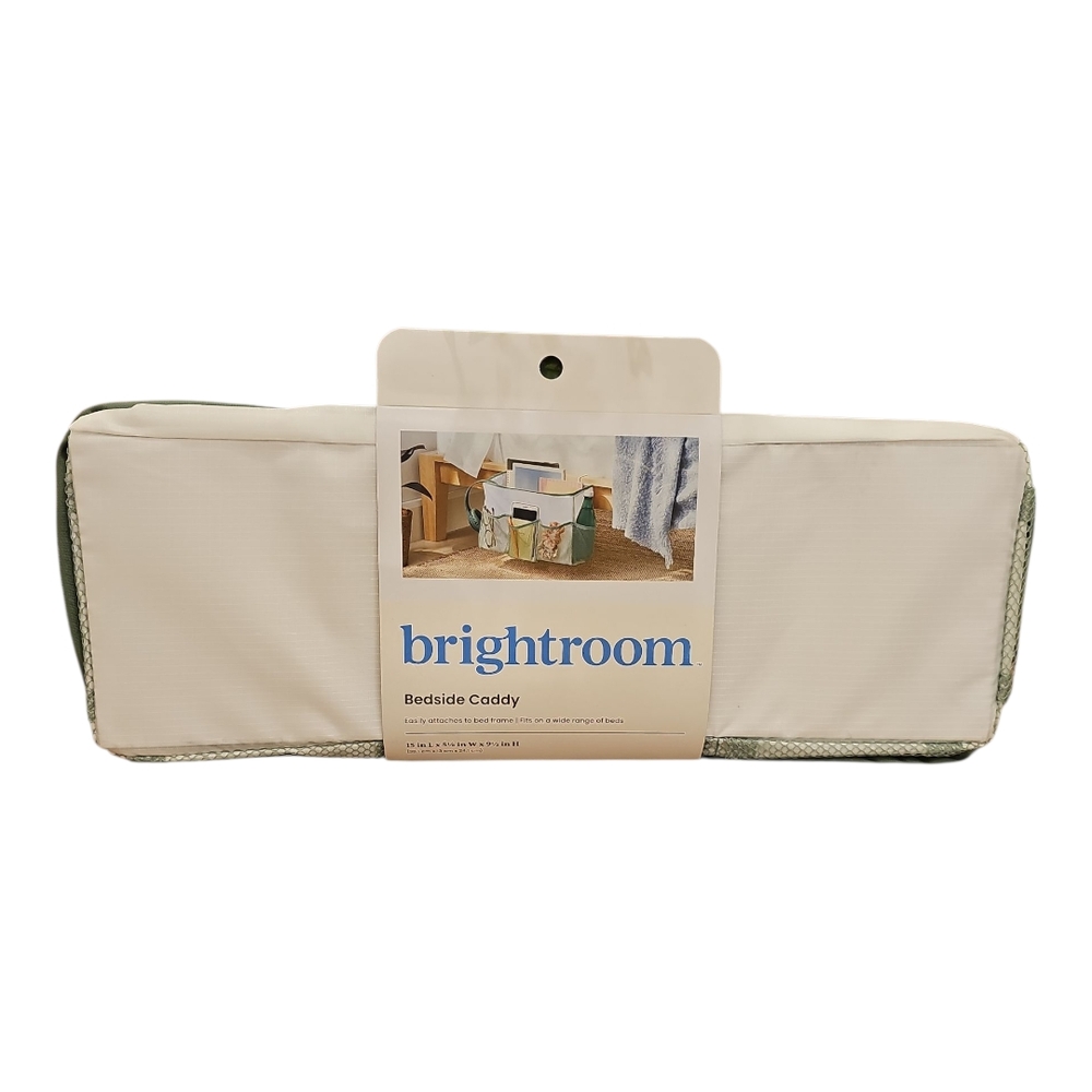 Brightroom Cream Bedside Organizer